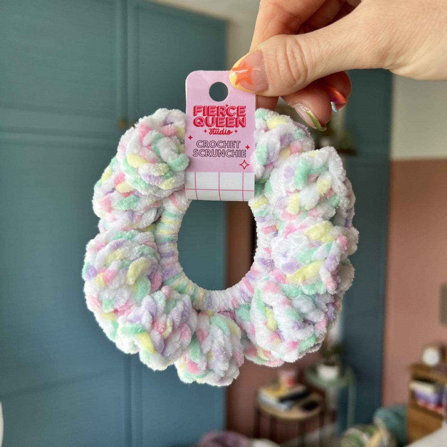 Individual Crochet Scrunchie (3 for £11.95)