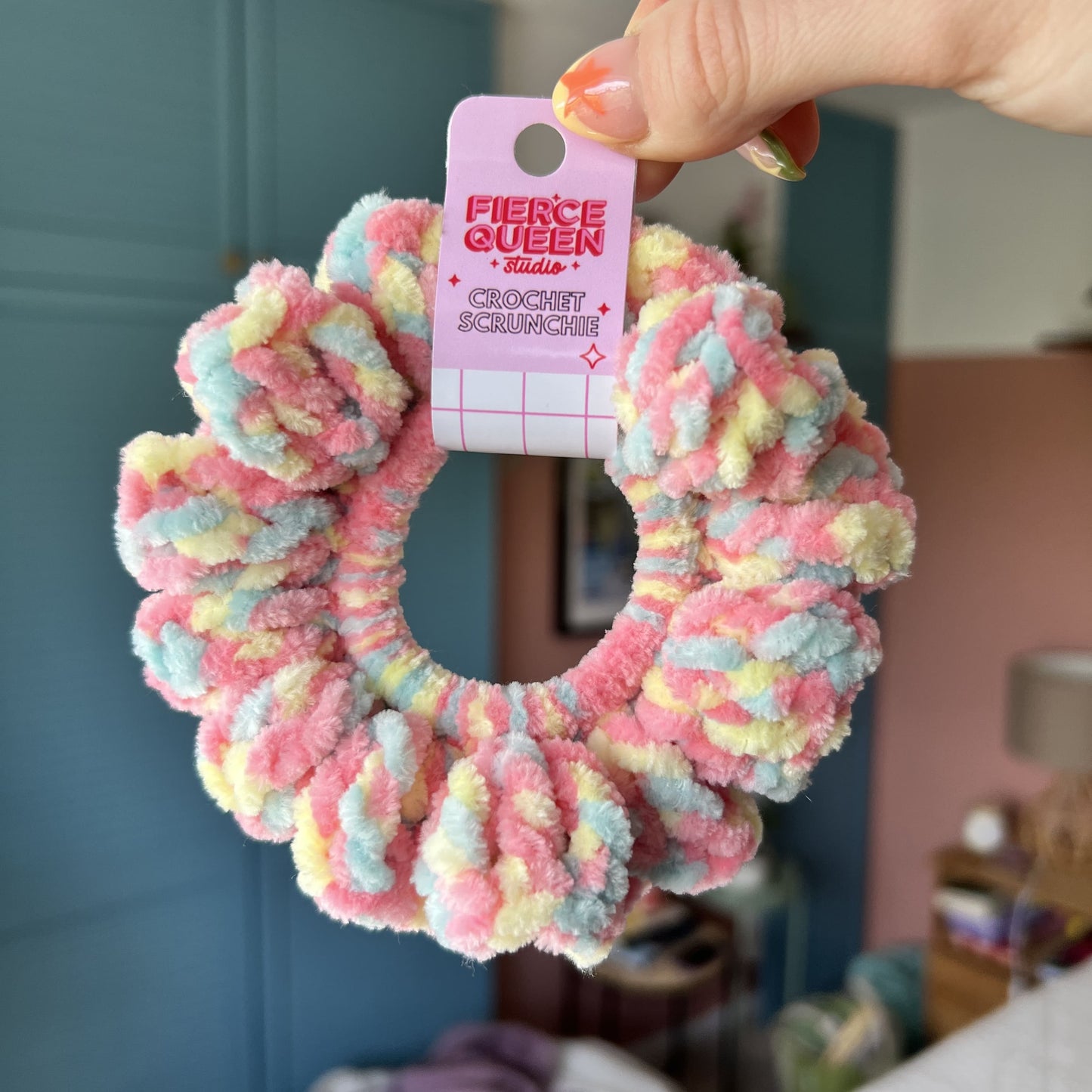 Individual Crochet Scrunchie (3 for £11.95)