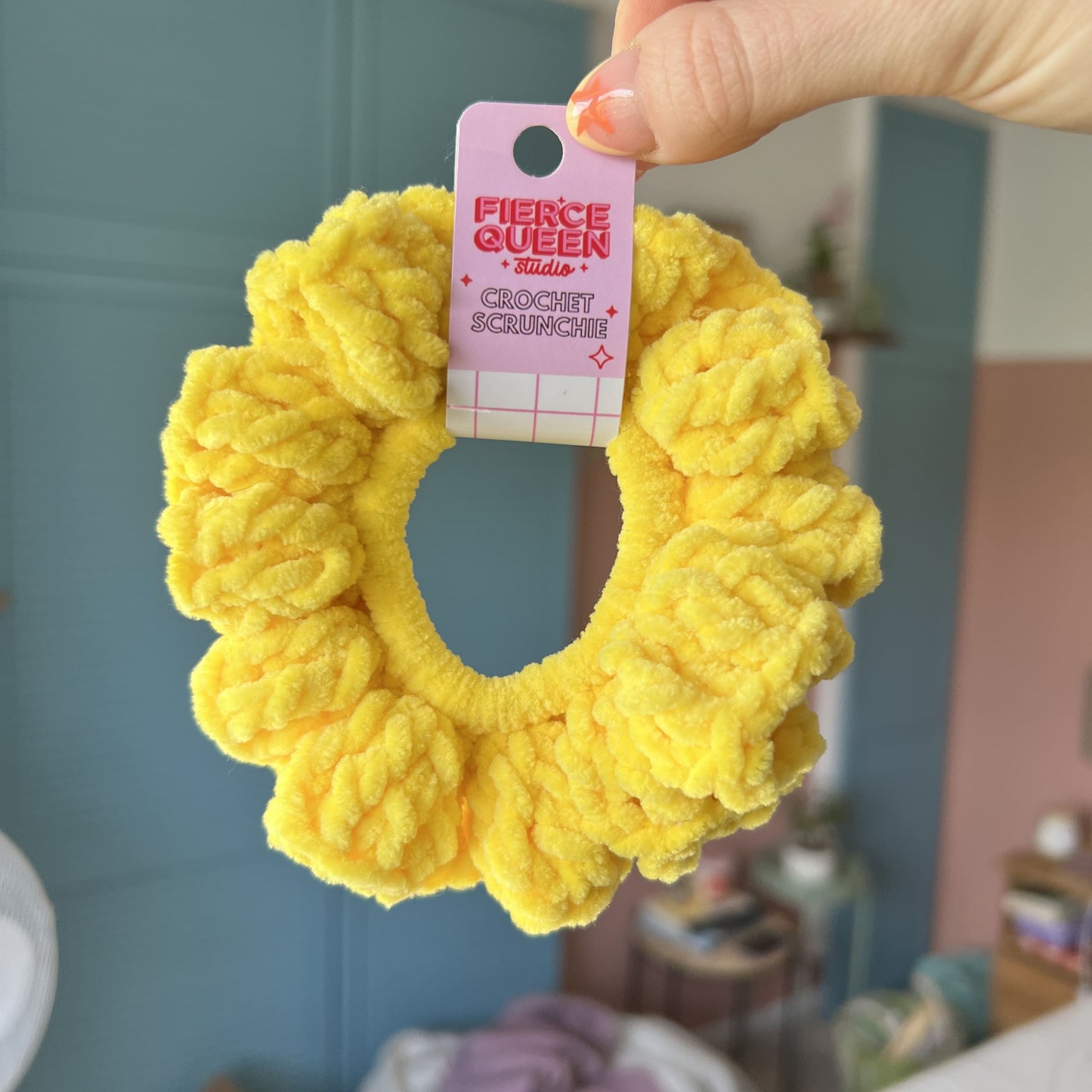 Individual Crochet Scrunchie (3 for £11.95)
