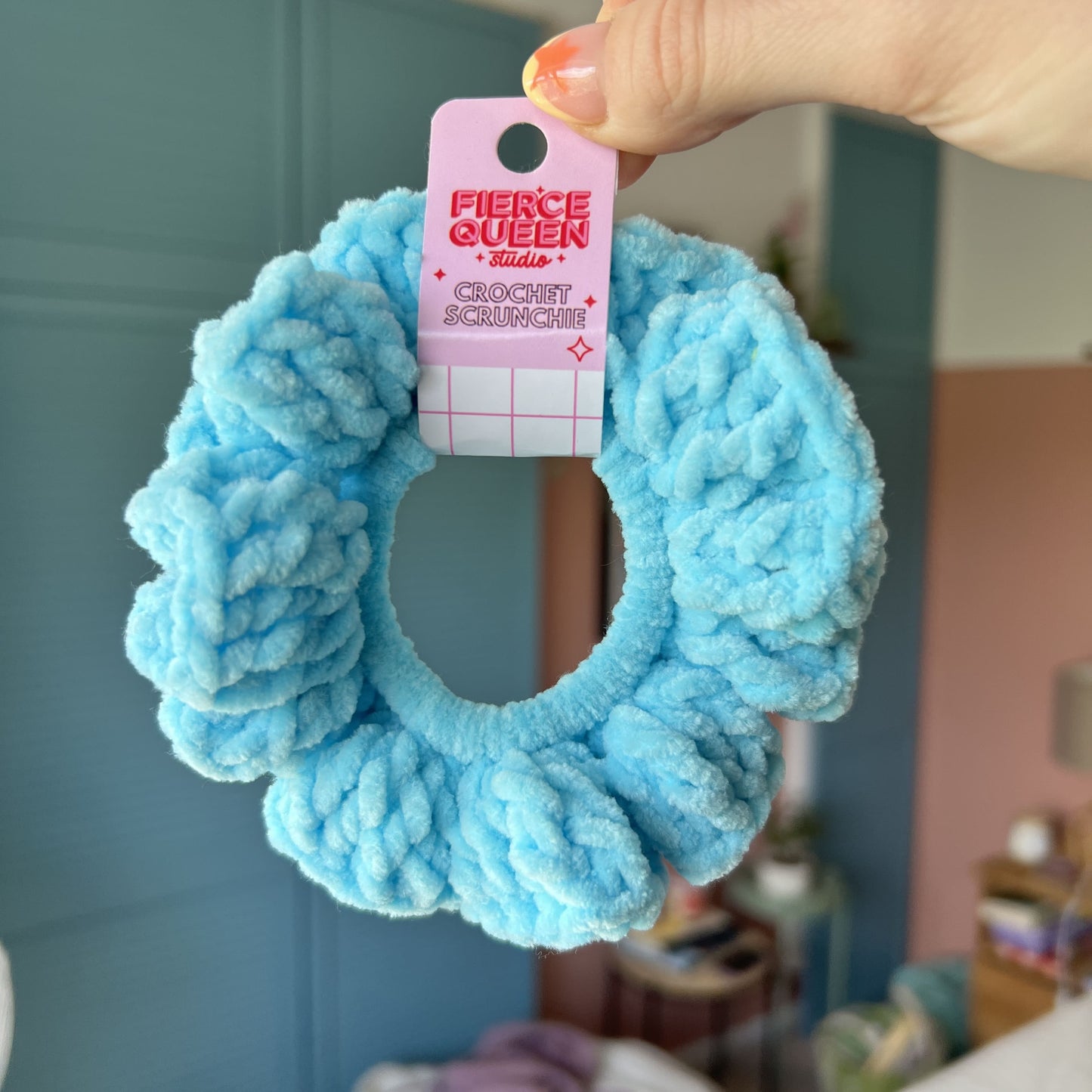 Individual Crochet Scrunchie (3 for £11.95)