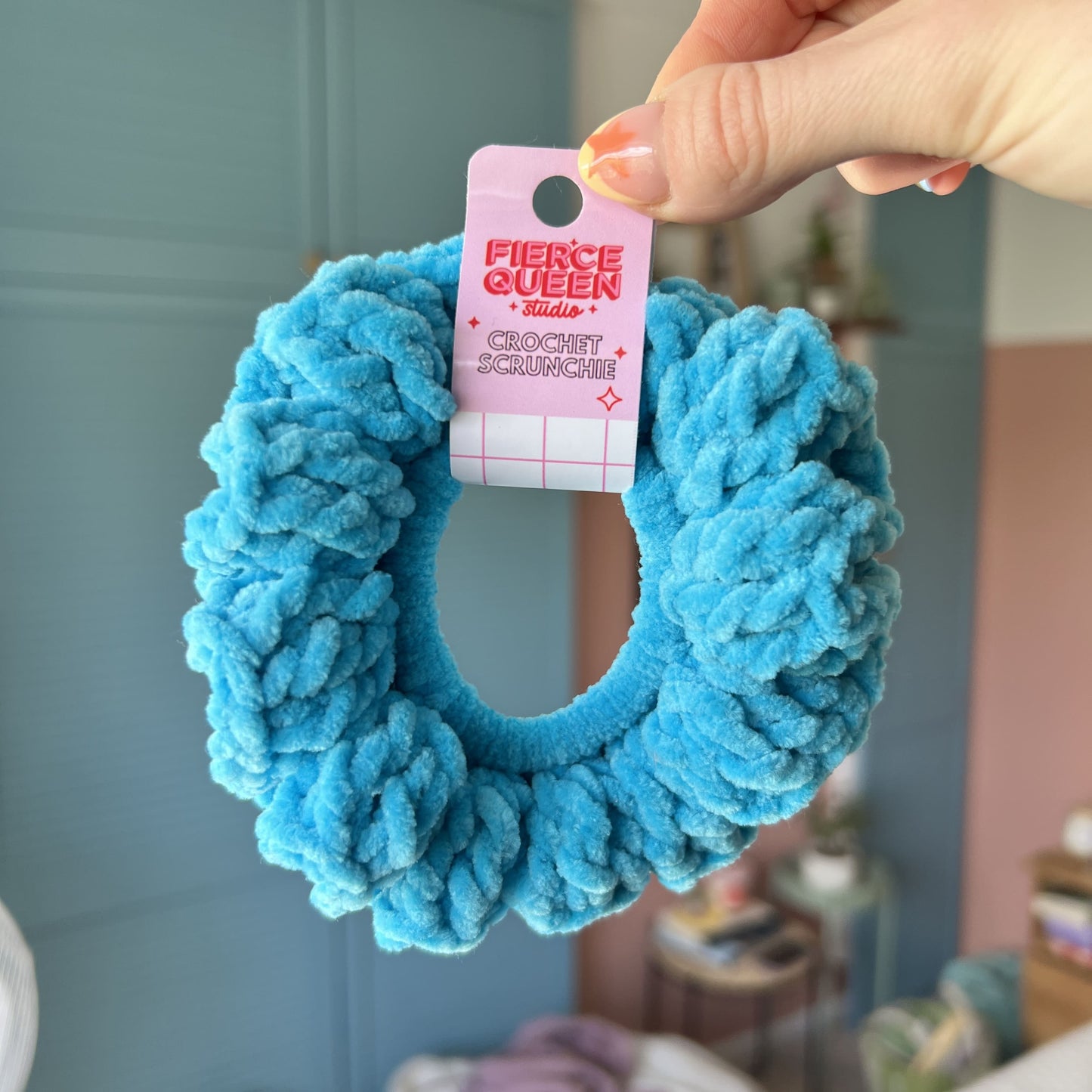 Individual Crochet Scrunchie (3 for £11.95)