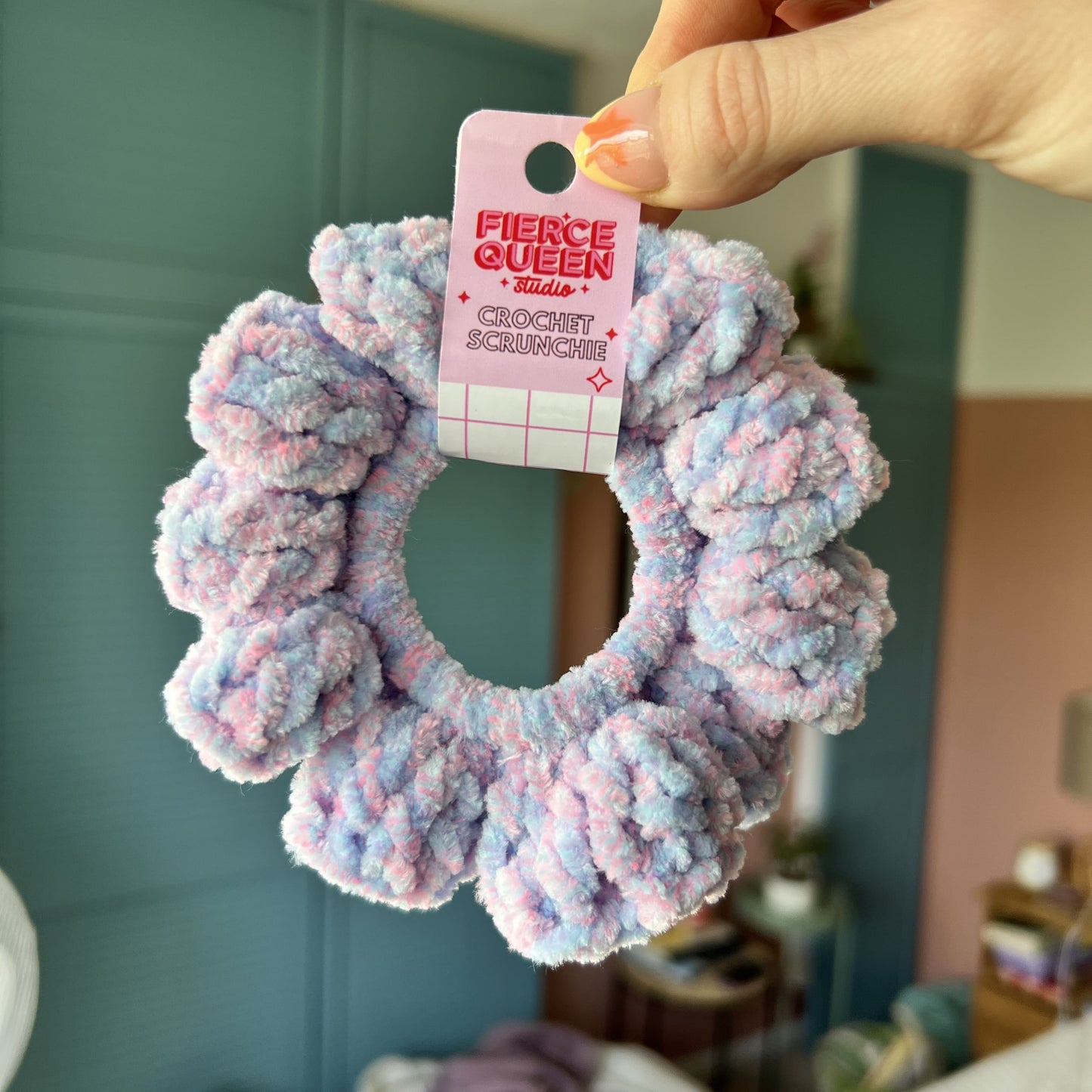 Individual Crochet Scrunchie (3 for £11.95)