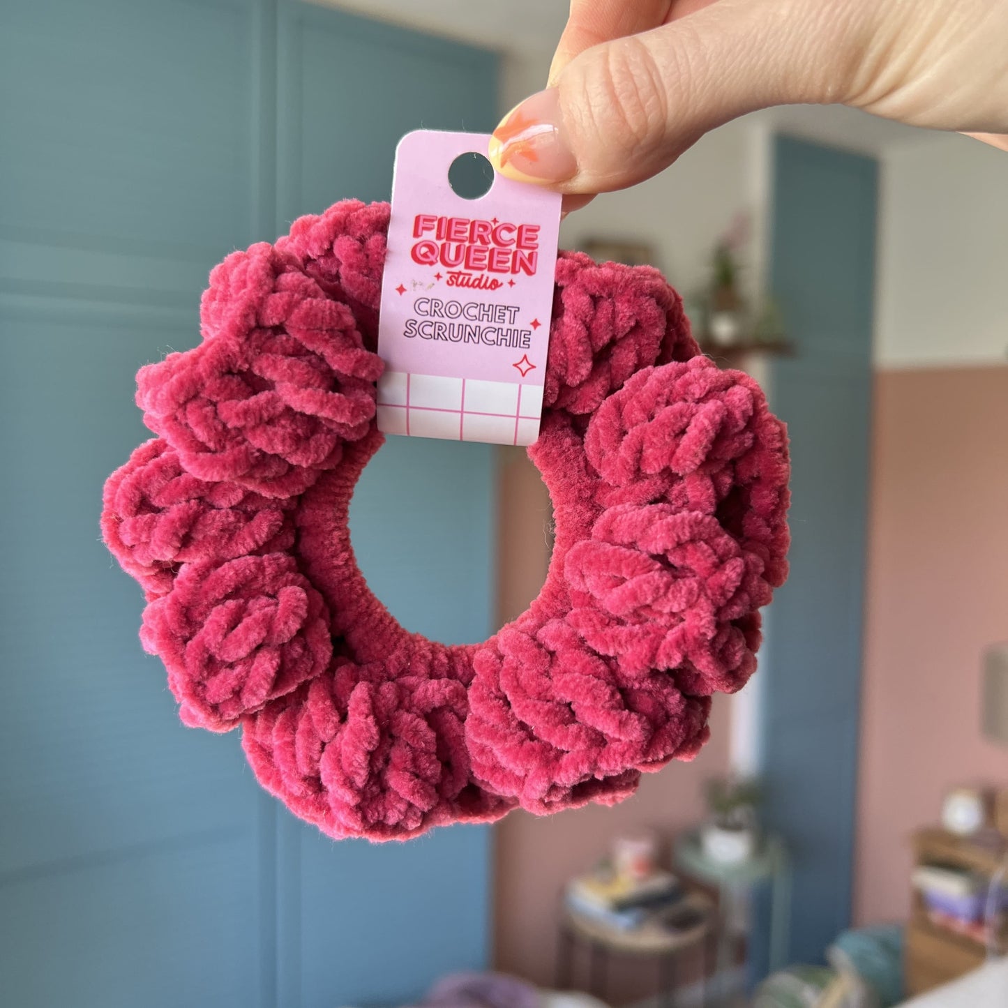 Individual Crochet Scrunchie (3 for £11.95)