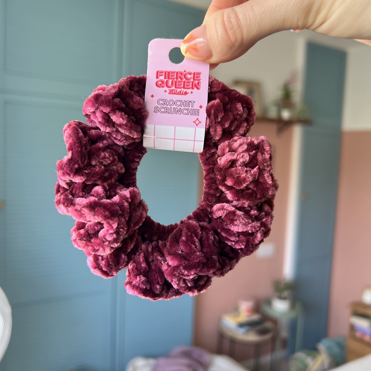 Individual Crochet Scrunchie (3 for £11.95)