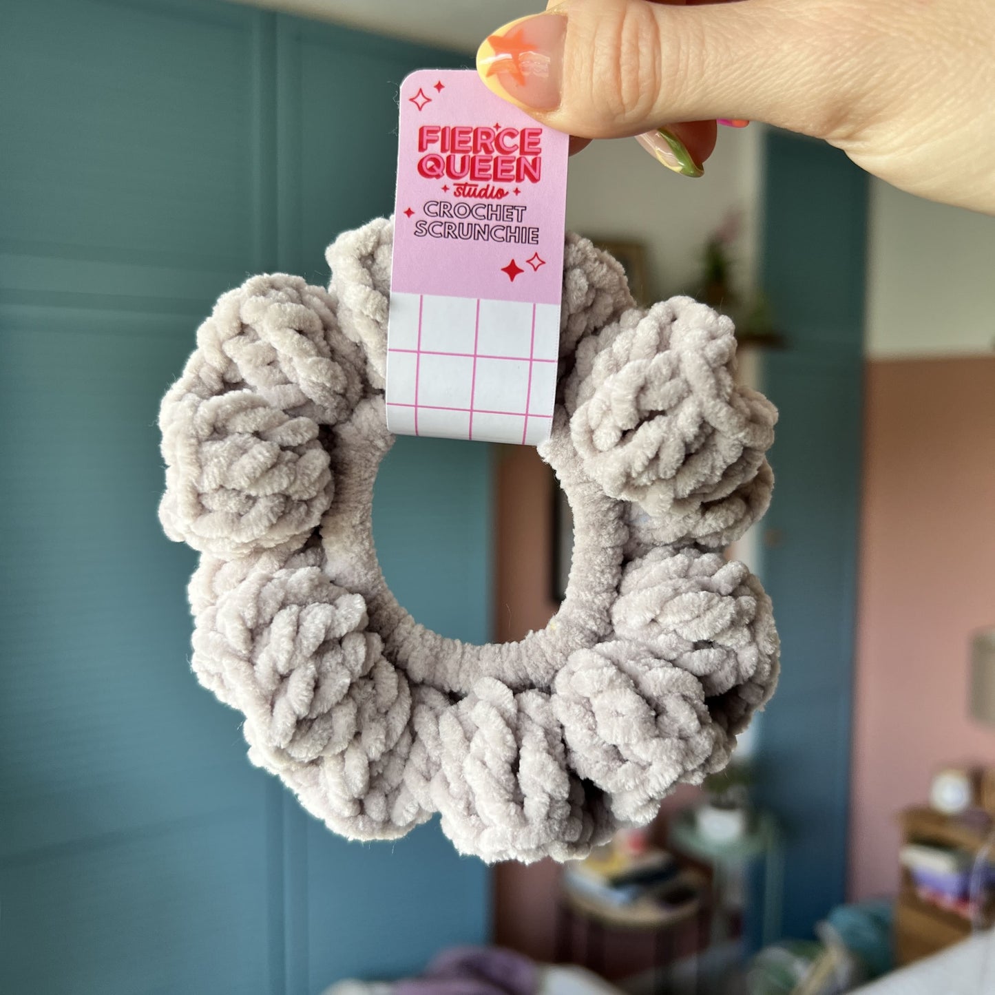 Individual Crochet Scrunchie (3 for £11.95)