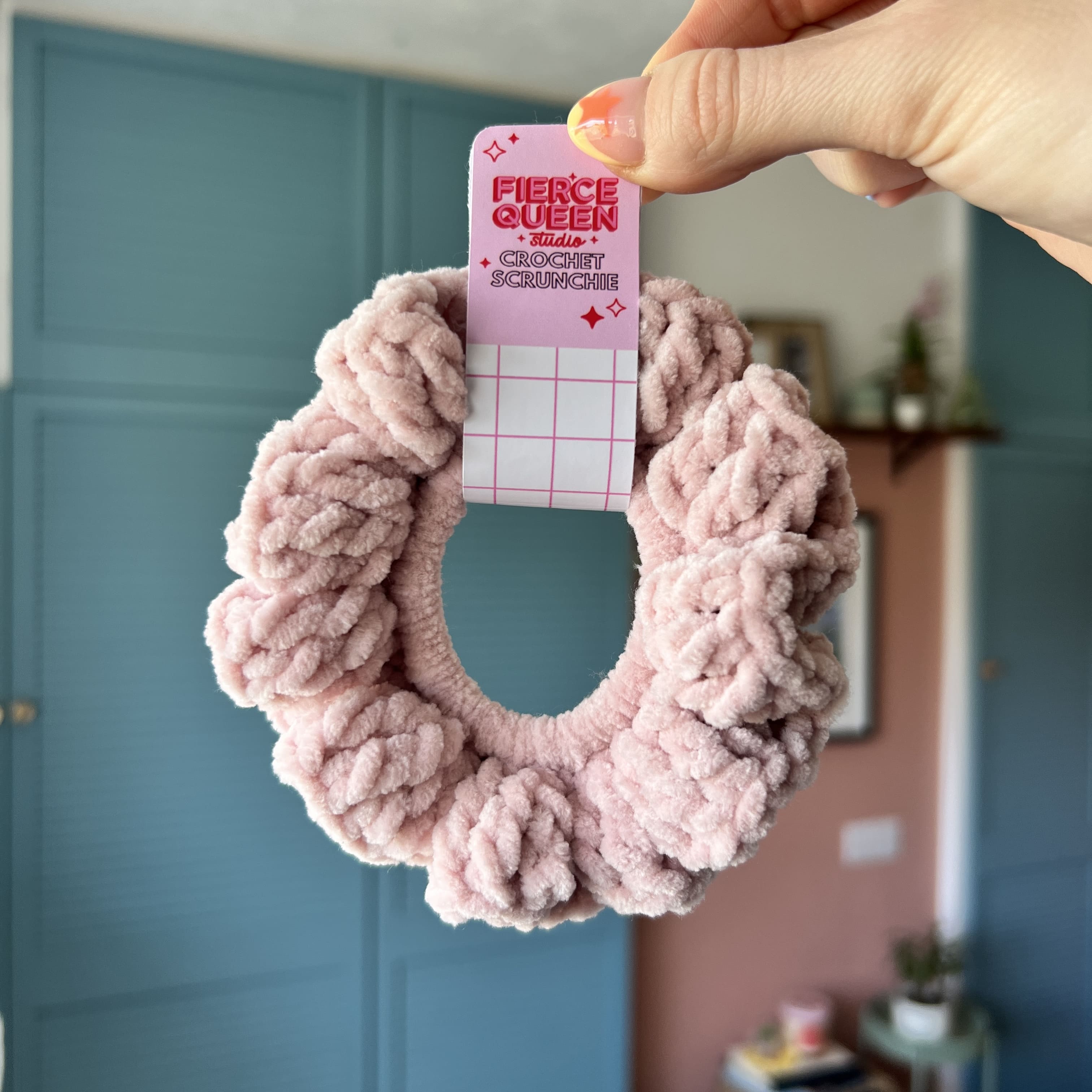Individual Crochet Scrunchie (3 for £11.95) – Fierce Queen Studio