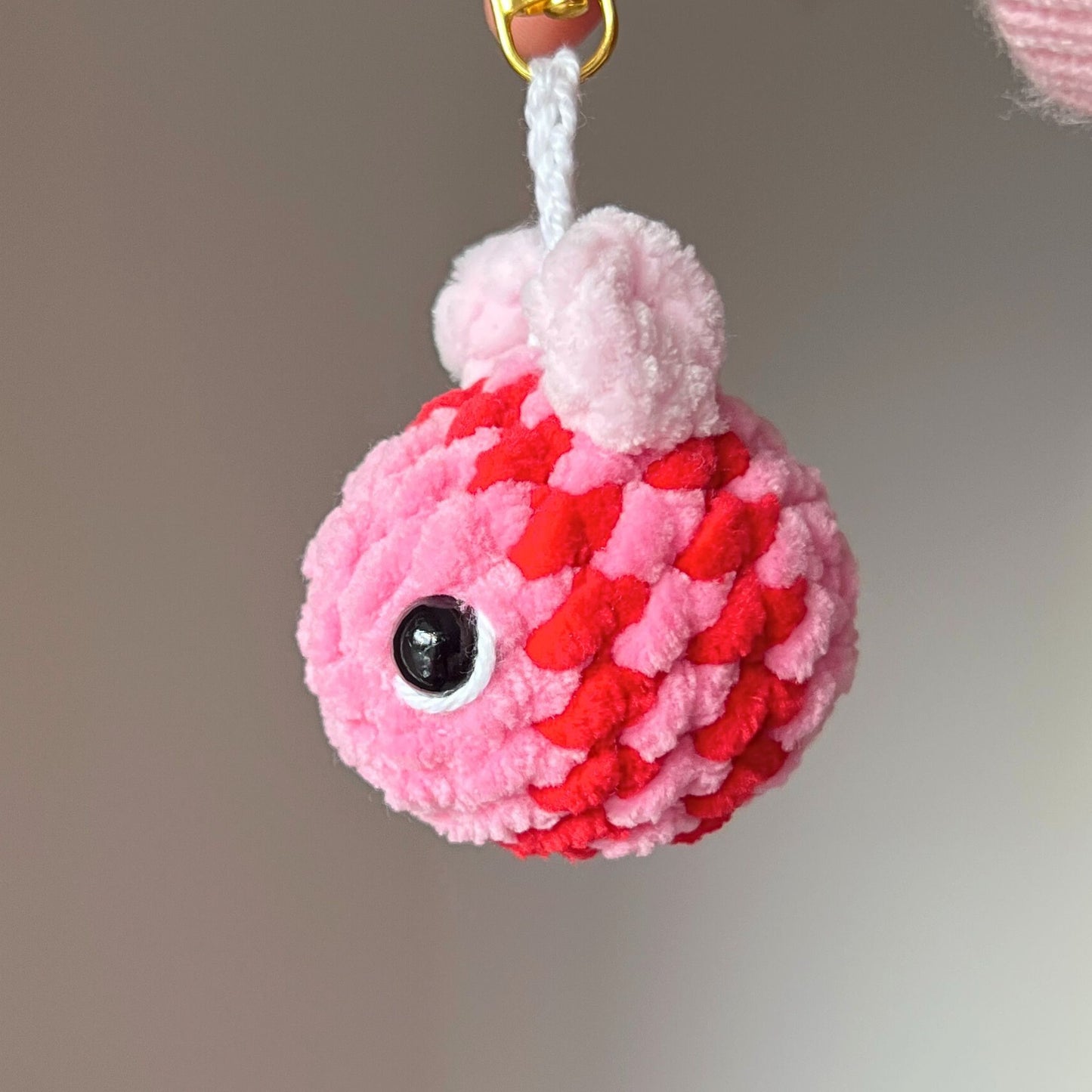 Crochet Love Bee Keychain (PREORDER)