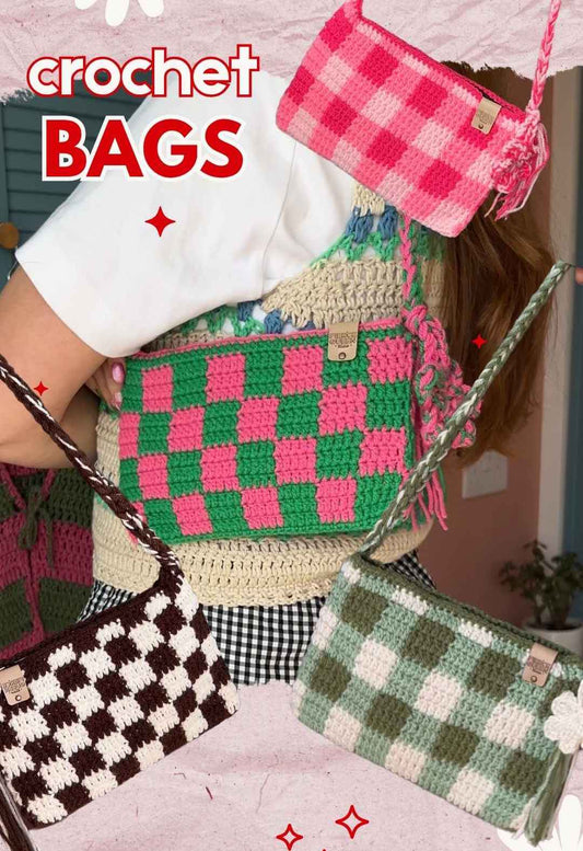 ONE OF A KIND // Crochet Bag with Zip