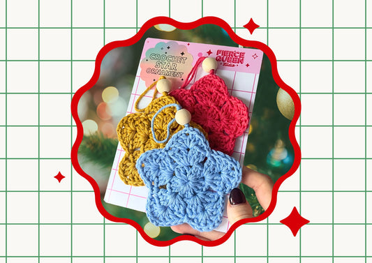 Crochet Ornament Star Set