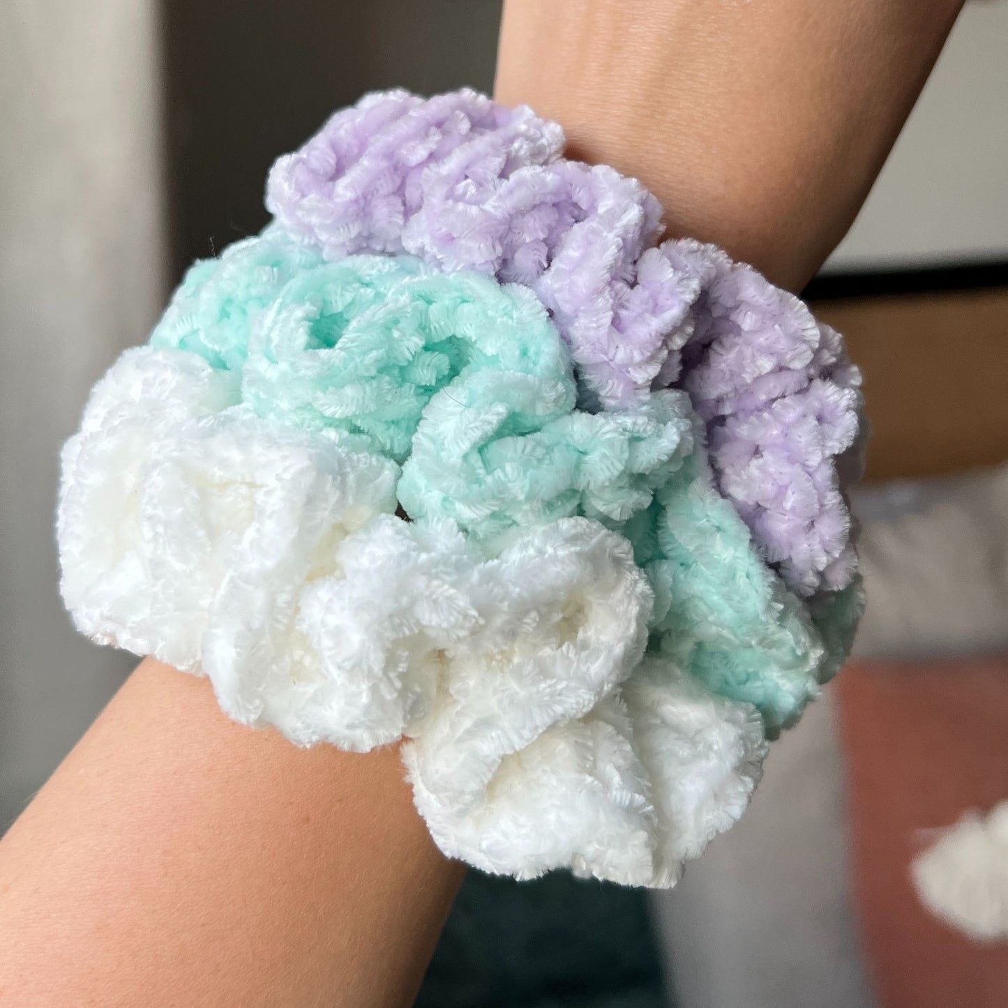 Velvet Crochet Scrunchie Bundles