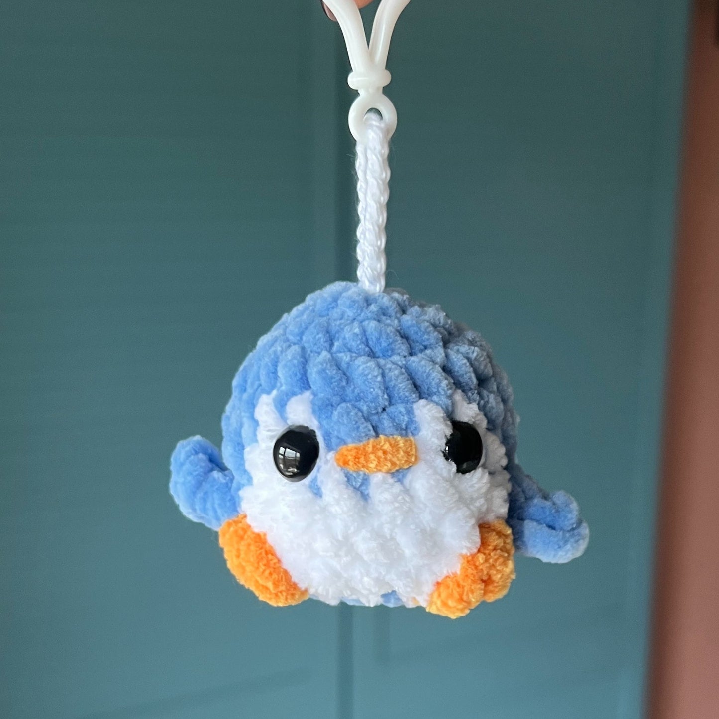 Crochet Penguin Keychain