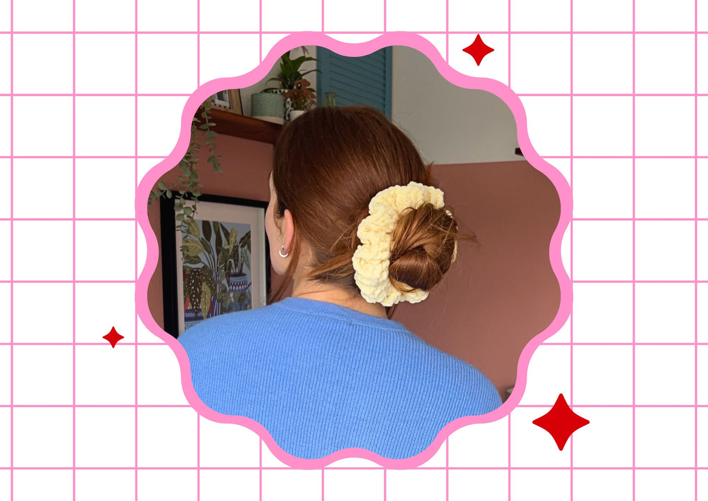 Individual Crochet Scrunchie (3 for £11.95)