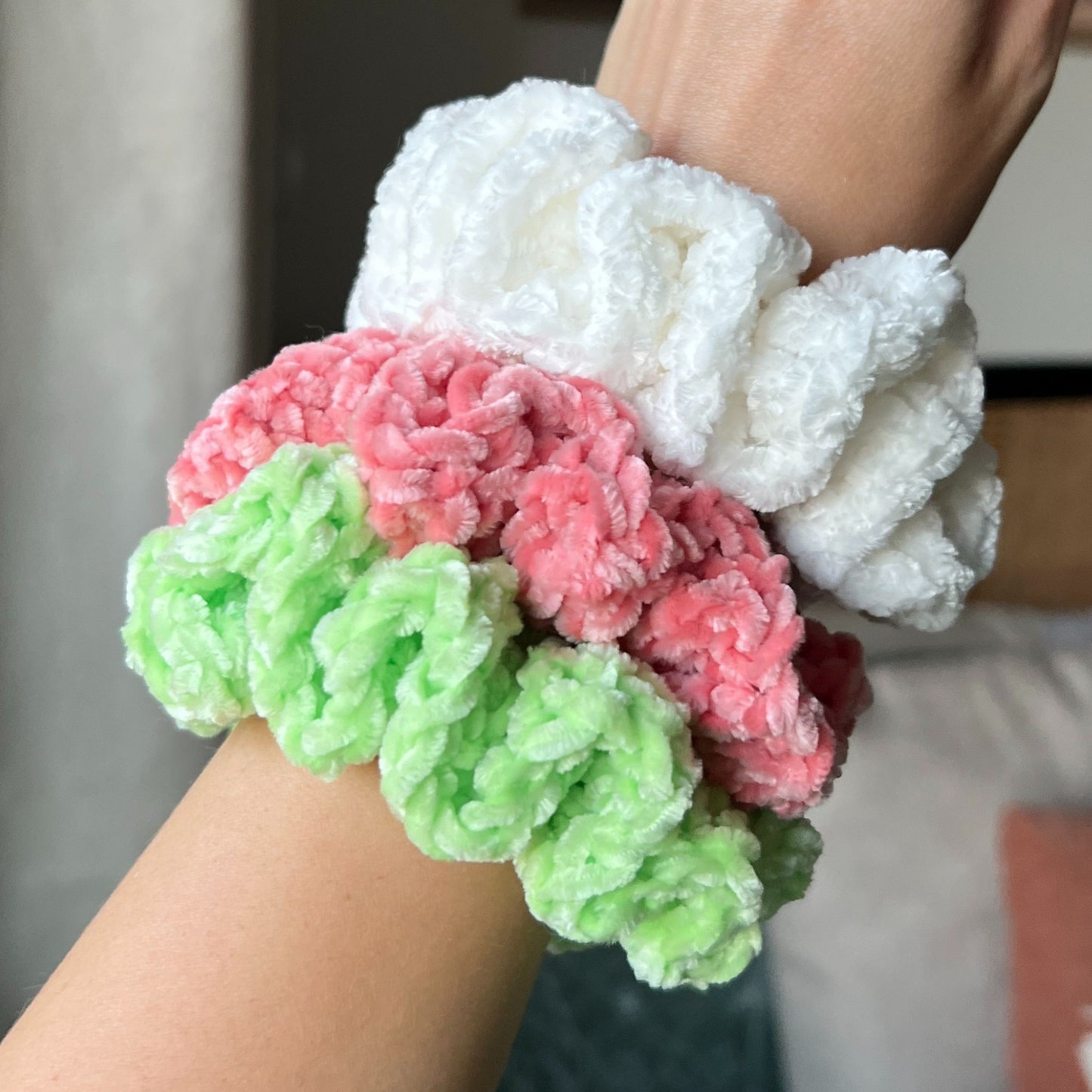 Velvet Crochet Scrunchie Bundles