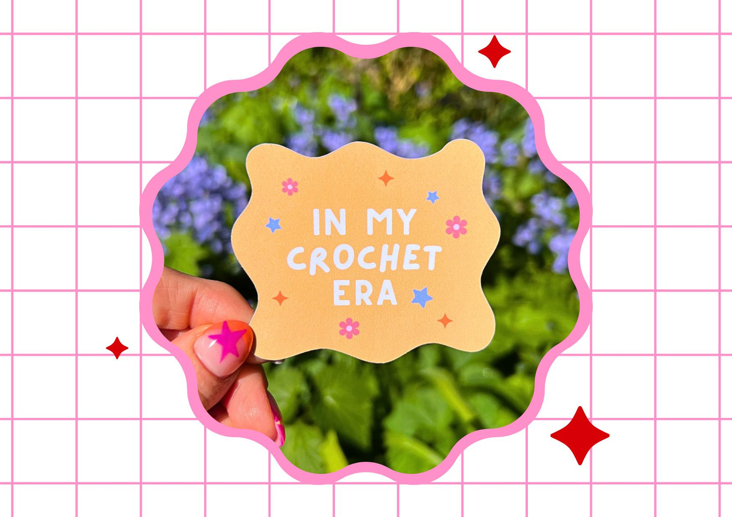 In My Crochet Era Die Cut Sticker
