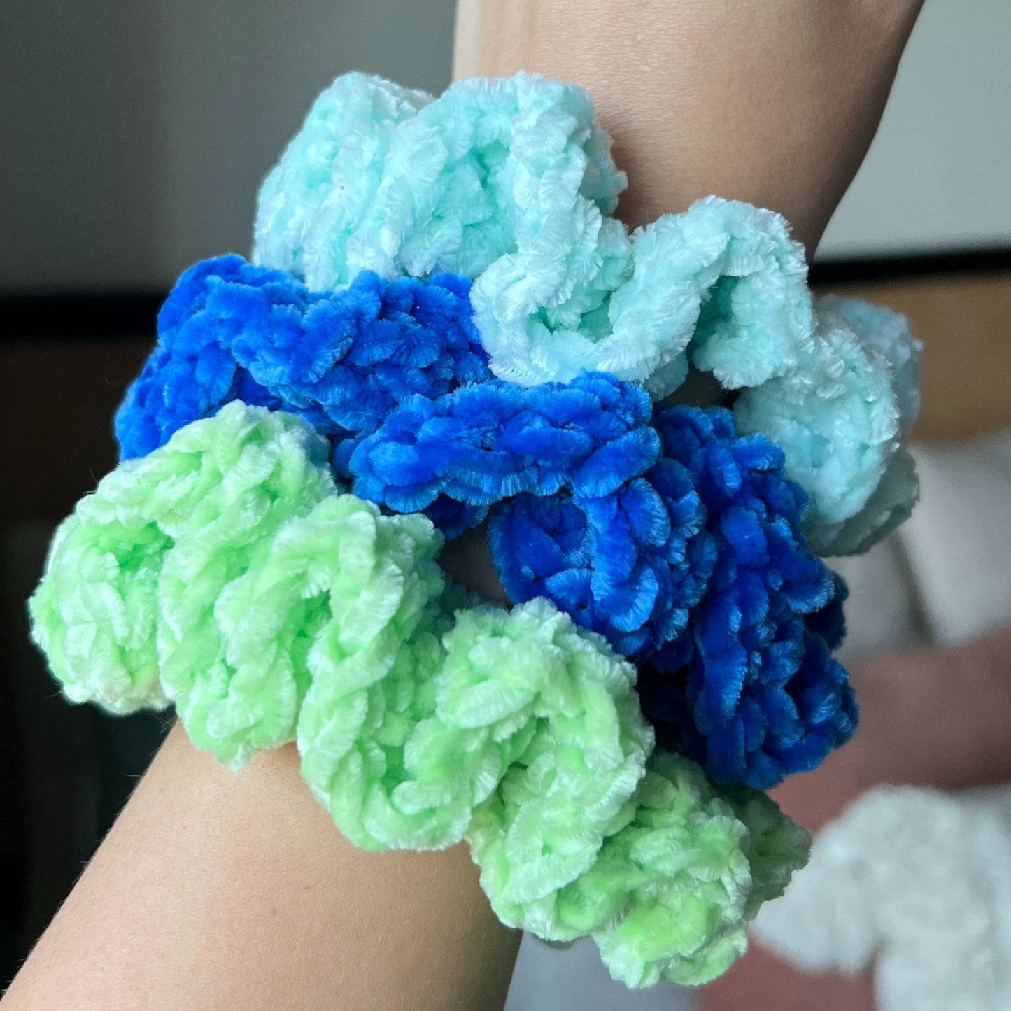 Velvet Crochet Scrunchie Bundles