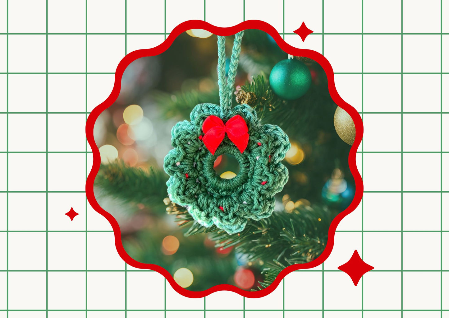 Crochet Wreath Ornament