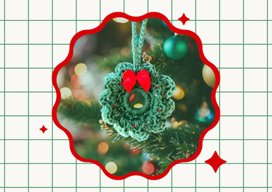 Crochet Wreath Ornament