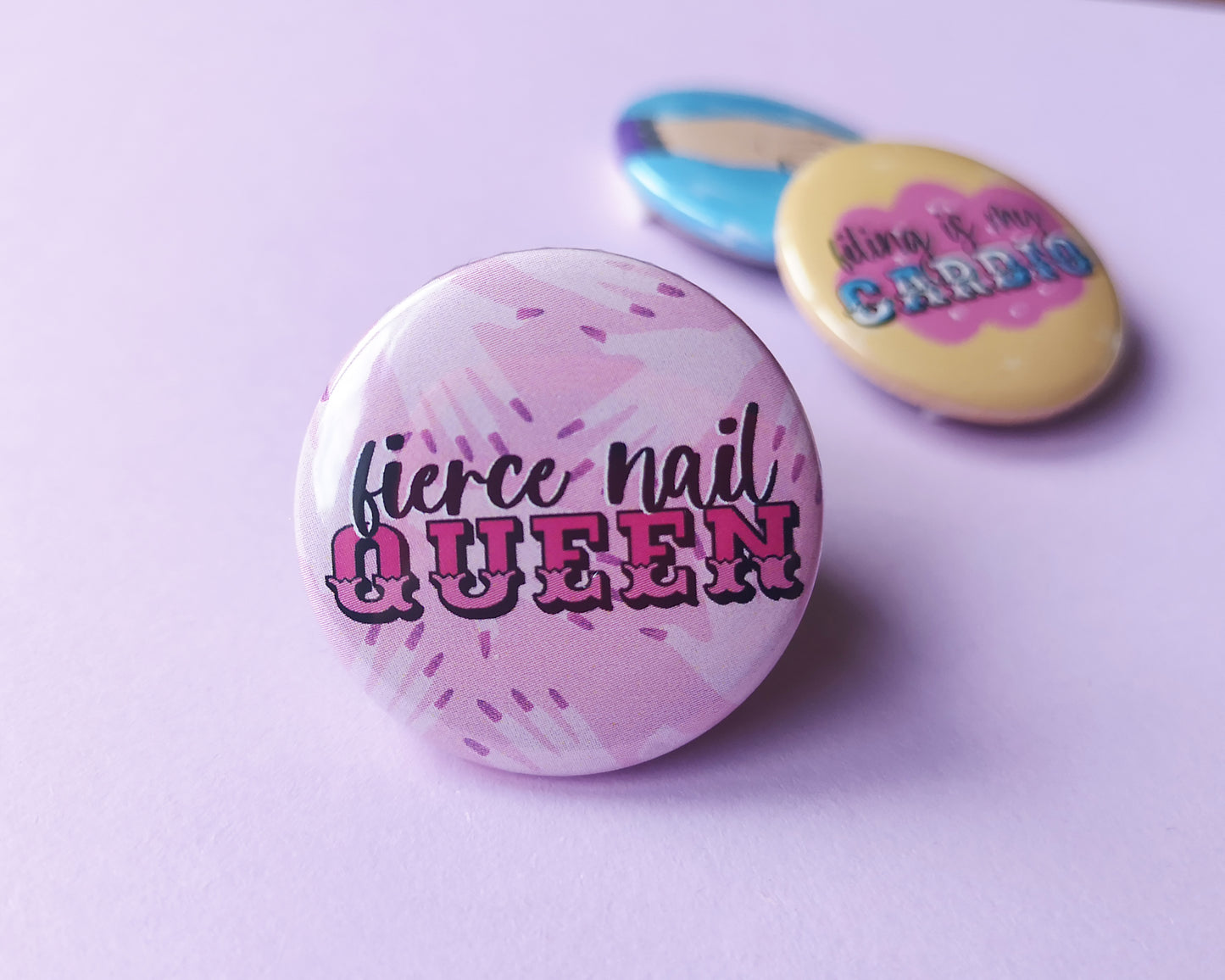 Fierce Nail Queen Badge Set