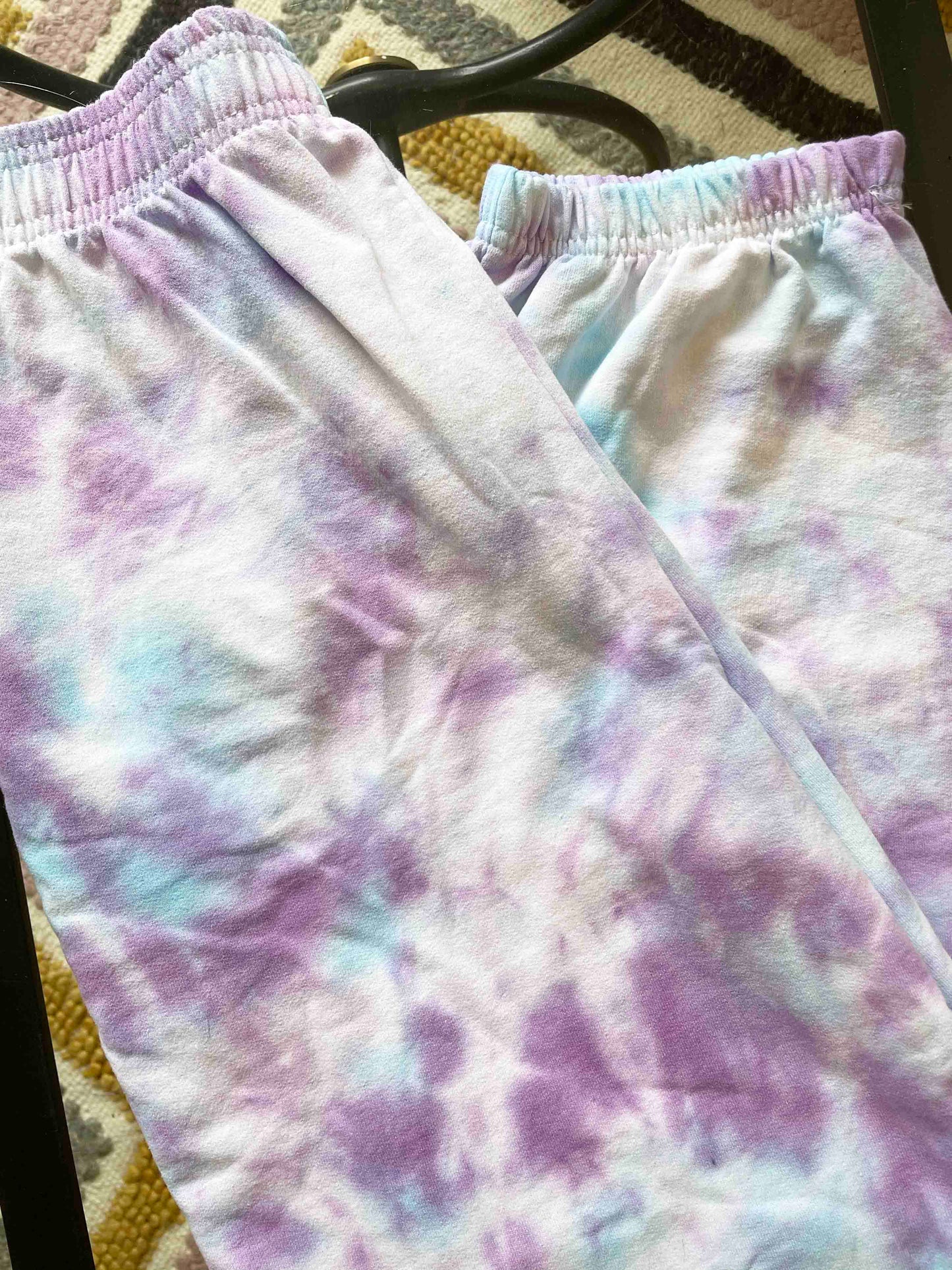 L Purple & Blue Joggers